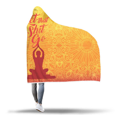 Meditation Lover Hooded Blanket