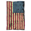 American Rustic Flag Blanket