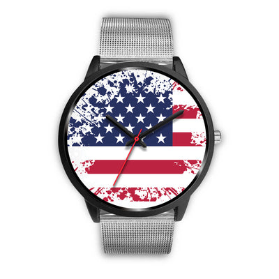 American Flag Custom Black Watch