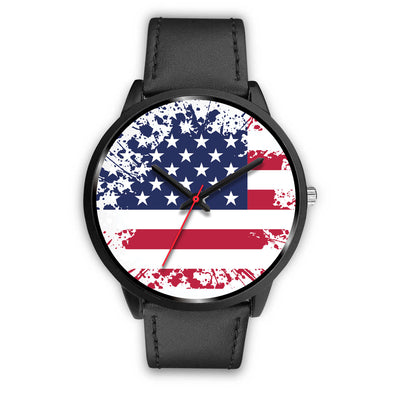 American Flag Custom Black Watch