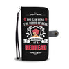 Red Head Phone Wallet Case